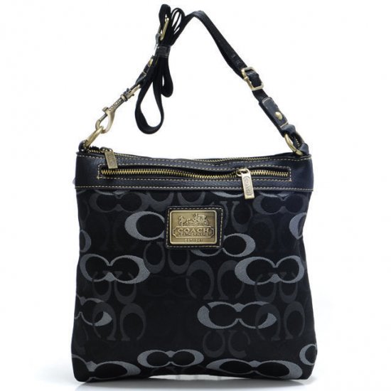 Coach Legacy Swingpack In Signature Large Black Crossbody Bags AVL | Women